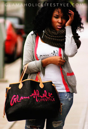 glamaholic tote bag