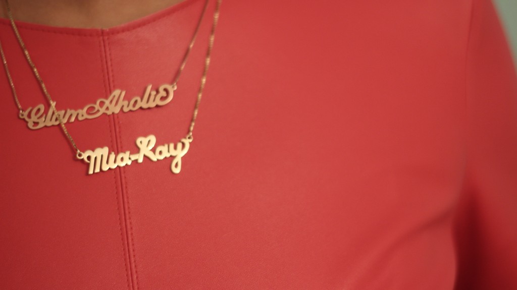 Glam-Aholic Nameplate Necklace