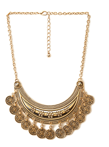 Glam-Aholic Forever 21 Coin Necklace