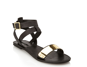 Forever-21-Gold-Trim-Sandals