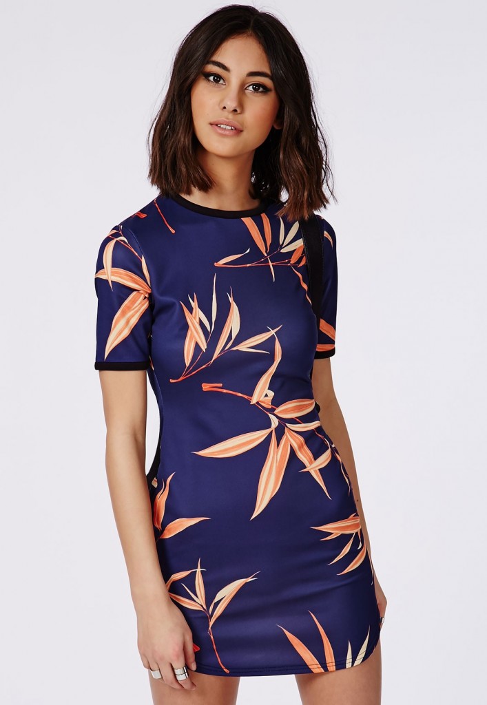 missguided_shift_blue_leaf_dress