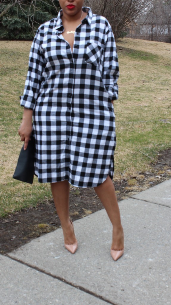 Forever+21+ Buffalo+Plaid+Shirtdress