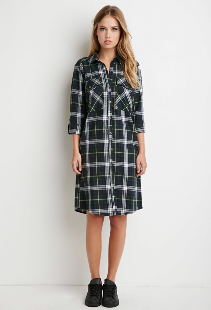 forever_21_tartan_plaid_midi_dress