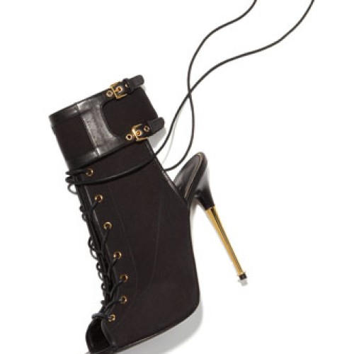 Glam-Aholic Footwork: Tom Ford Canvas Bootie