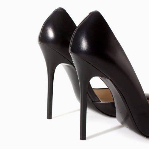 Glam-Aholic Footwork: Zara Leather Stilettos 