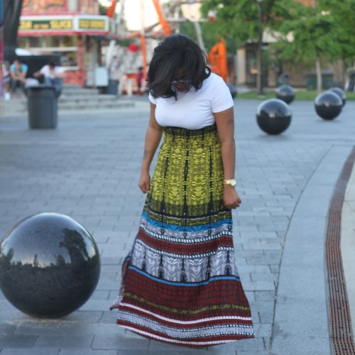 What Mia Ray Wore: Target Xhilaration Tribal Maxi Dress 