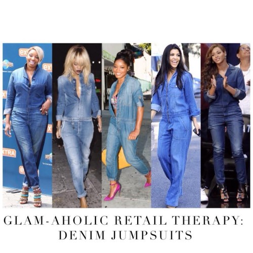 Glam-Aholic Retail Therapy: Forever 21 Collared Denim Jumpsuit