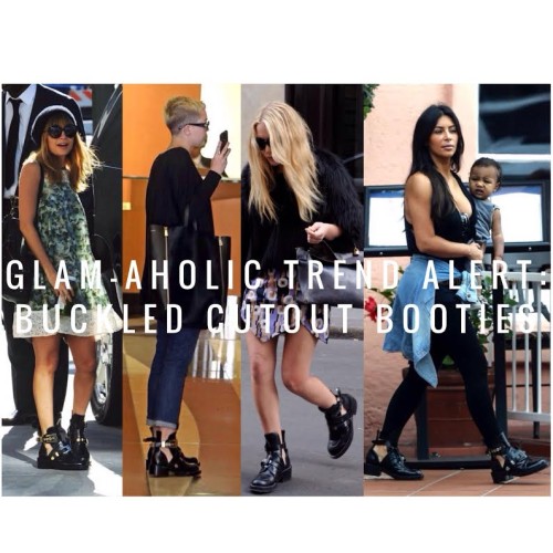 Glam-Aholic Trend Alert: Buckled Cutout Booties 