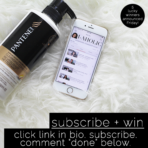 Glam-Aholic Giveaway: Subscribe + Win Instagram Contest!