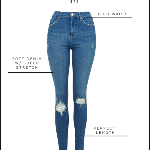 Mia Ray's Favorite Jeans: H&M + TOPSHOP