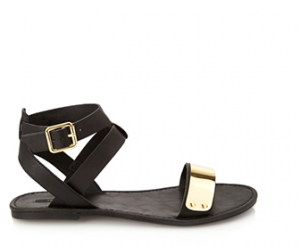 Forever-21-Gold-Trim-Sandals